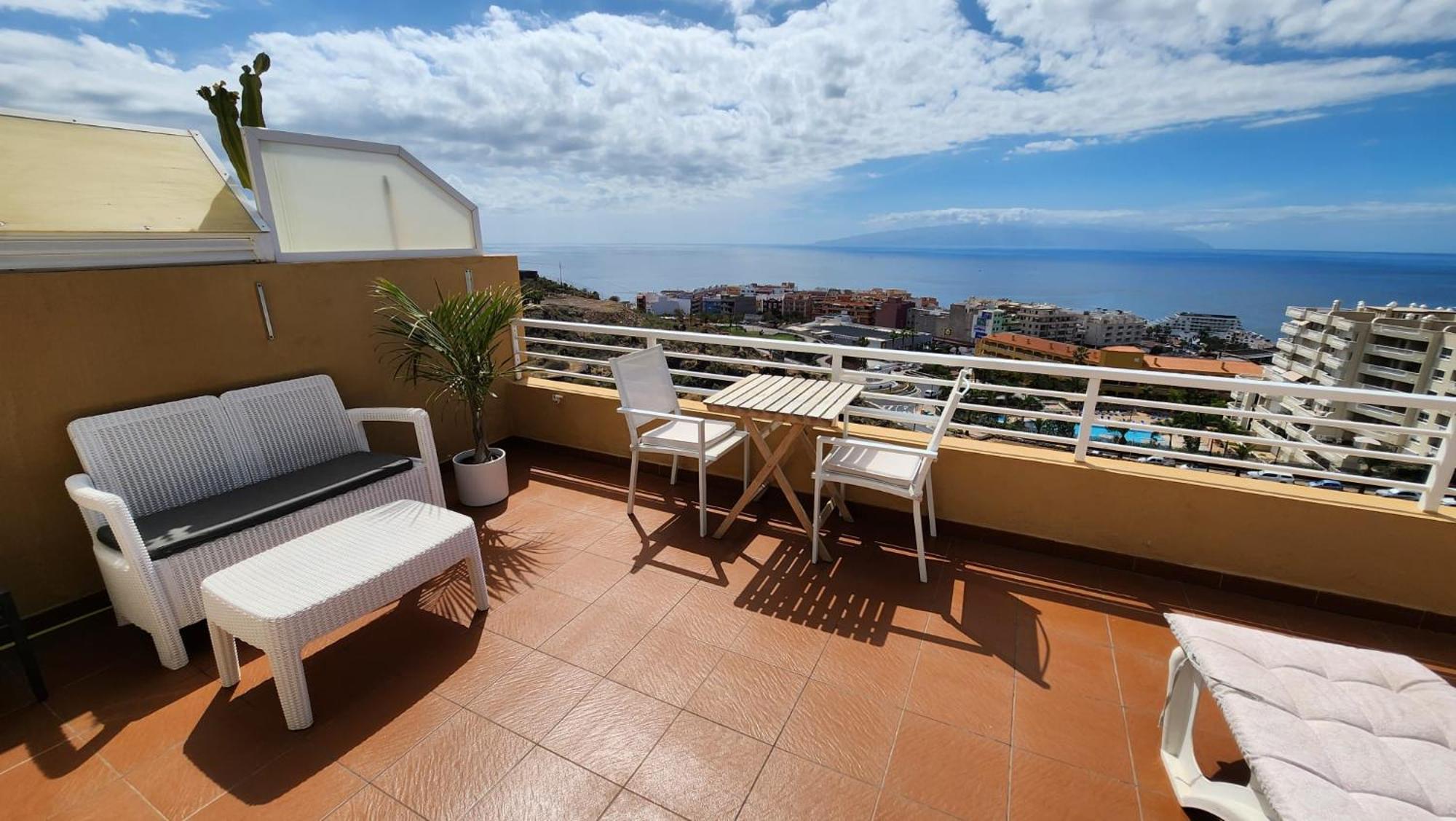 Ferienwohnung Los Gigantes,Huge Terrace,Sea View,Air Conditioning Puerto de Santiago  Exterior foto